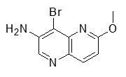 4-溴-6-甲氧基-1,5-萘啶-3-胺